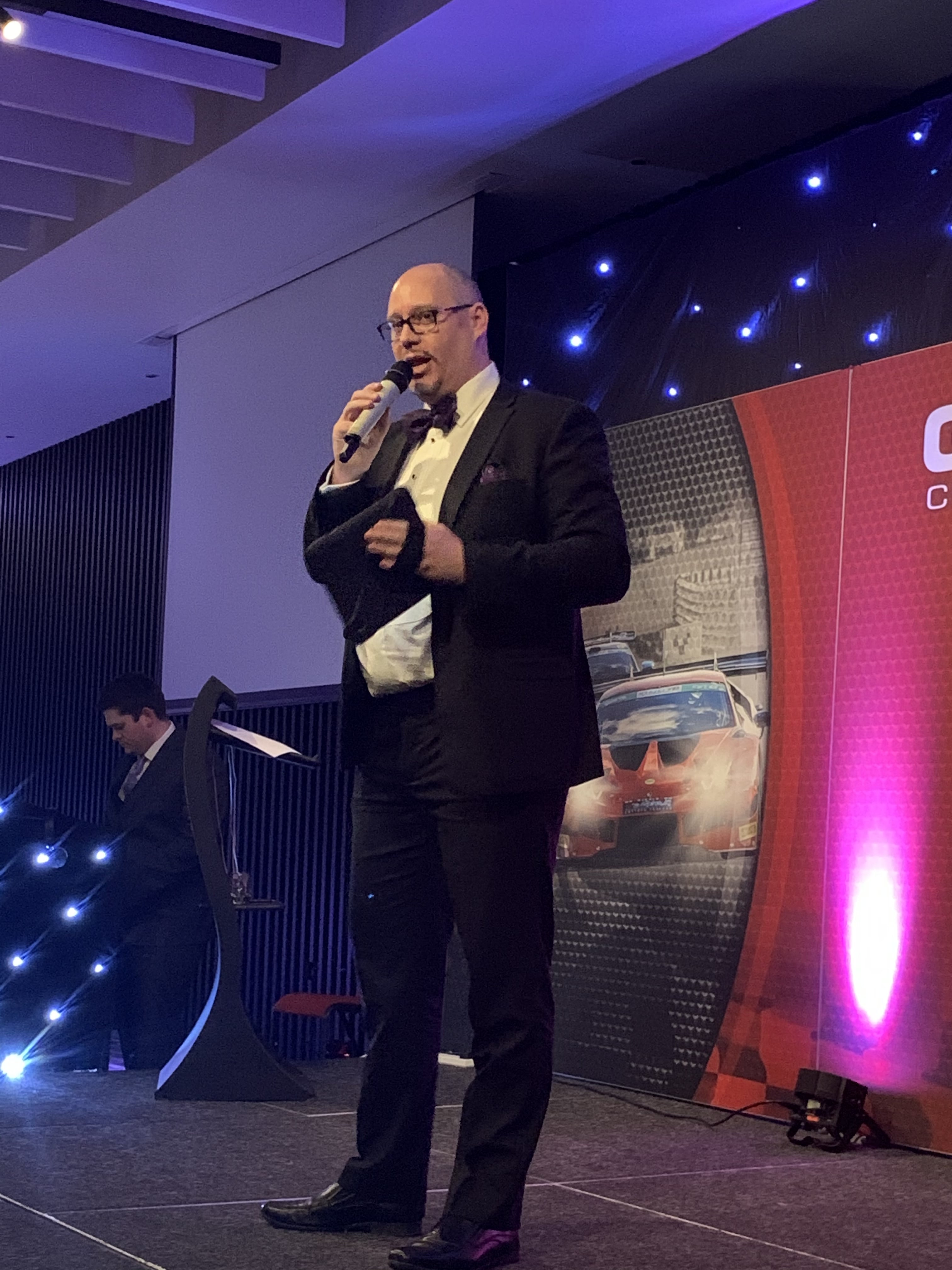 live event host chris dawes